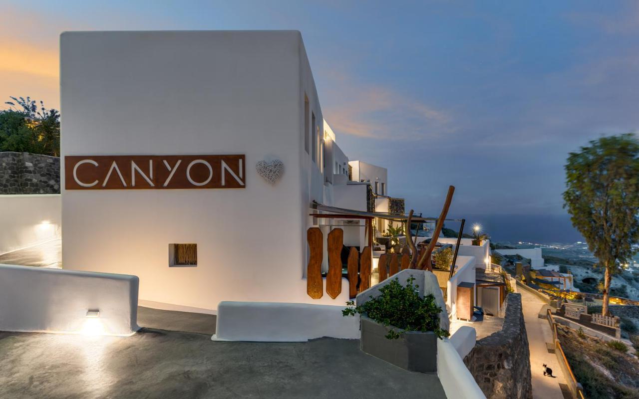 Canyon Santorini Fira  Exterior foto